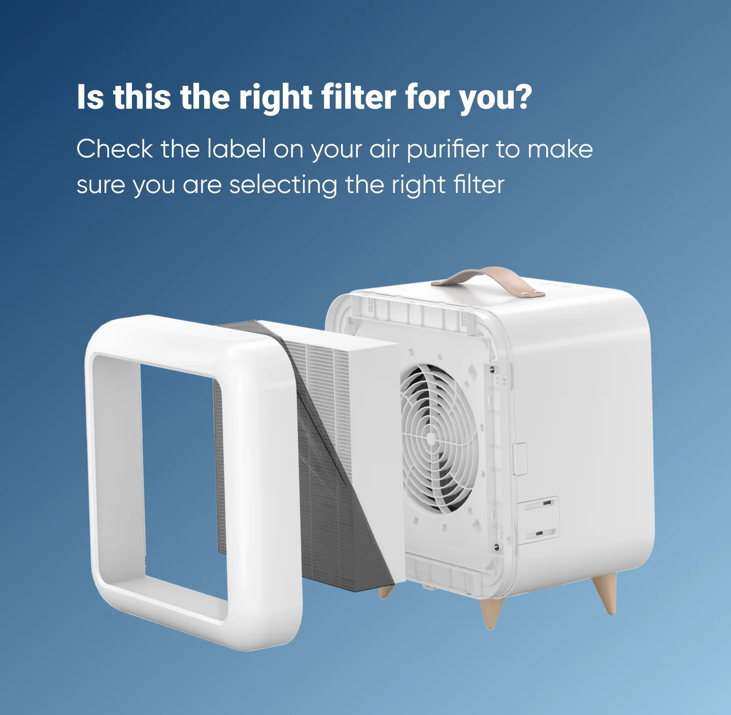 Blue Pure Fan Particle Filter - Image 2