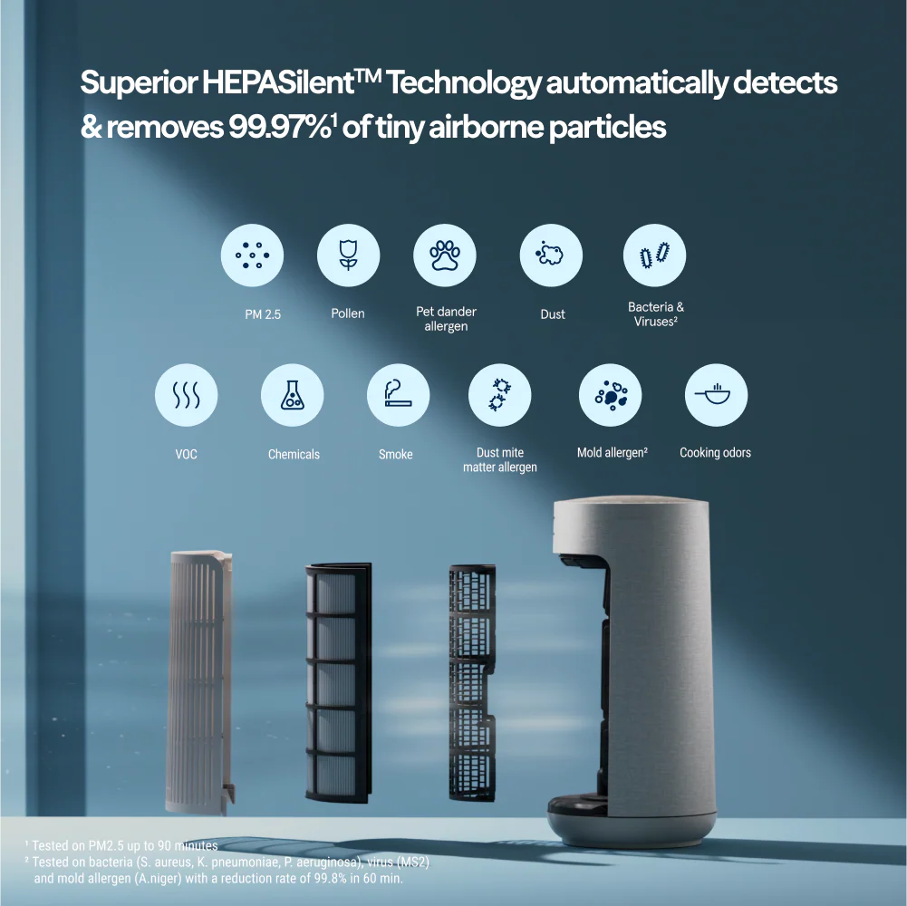 ComfortPure™ 3-in-1 T10i Air Purifier Midnight - Image 4