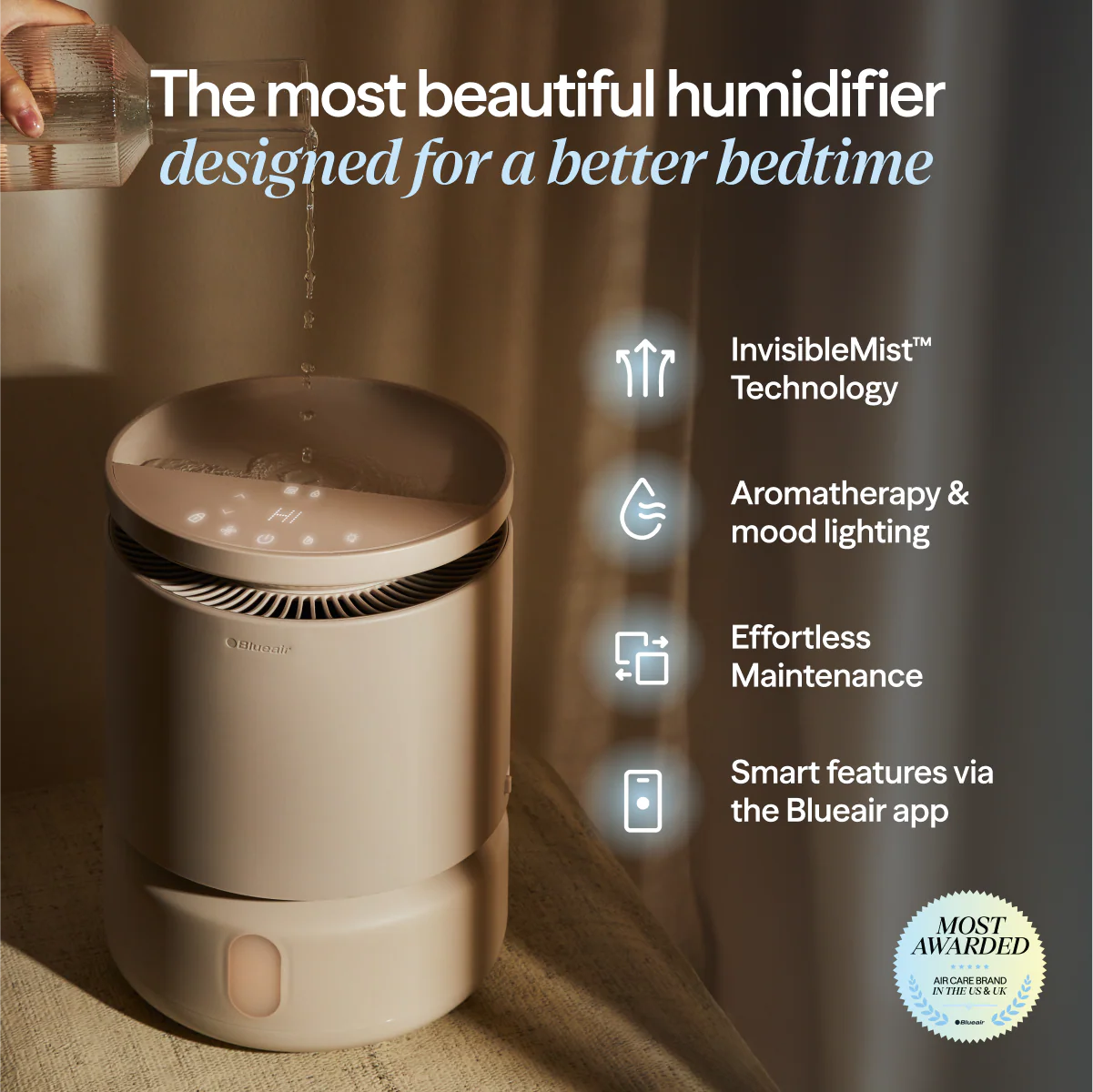 DreamWell™ Humidifier 1 Gallon Coastal Beige Bundle - Image 2