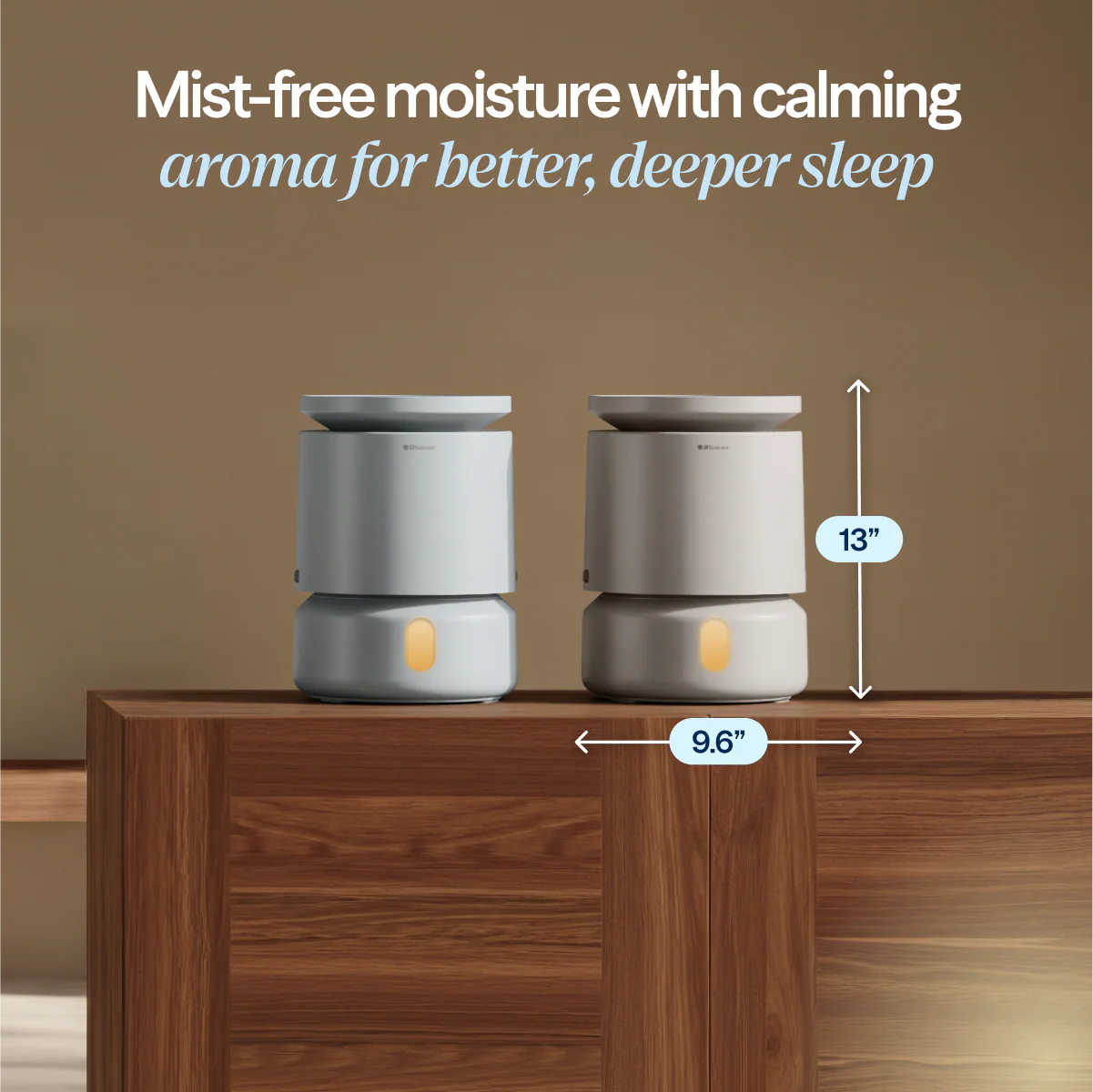 DreamWell™ Humidifier 1 Gallon Stone Grey - Image 3