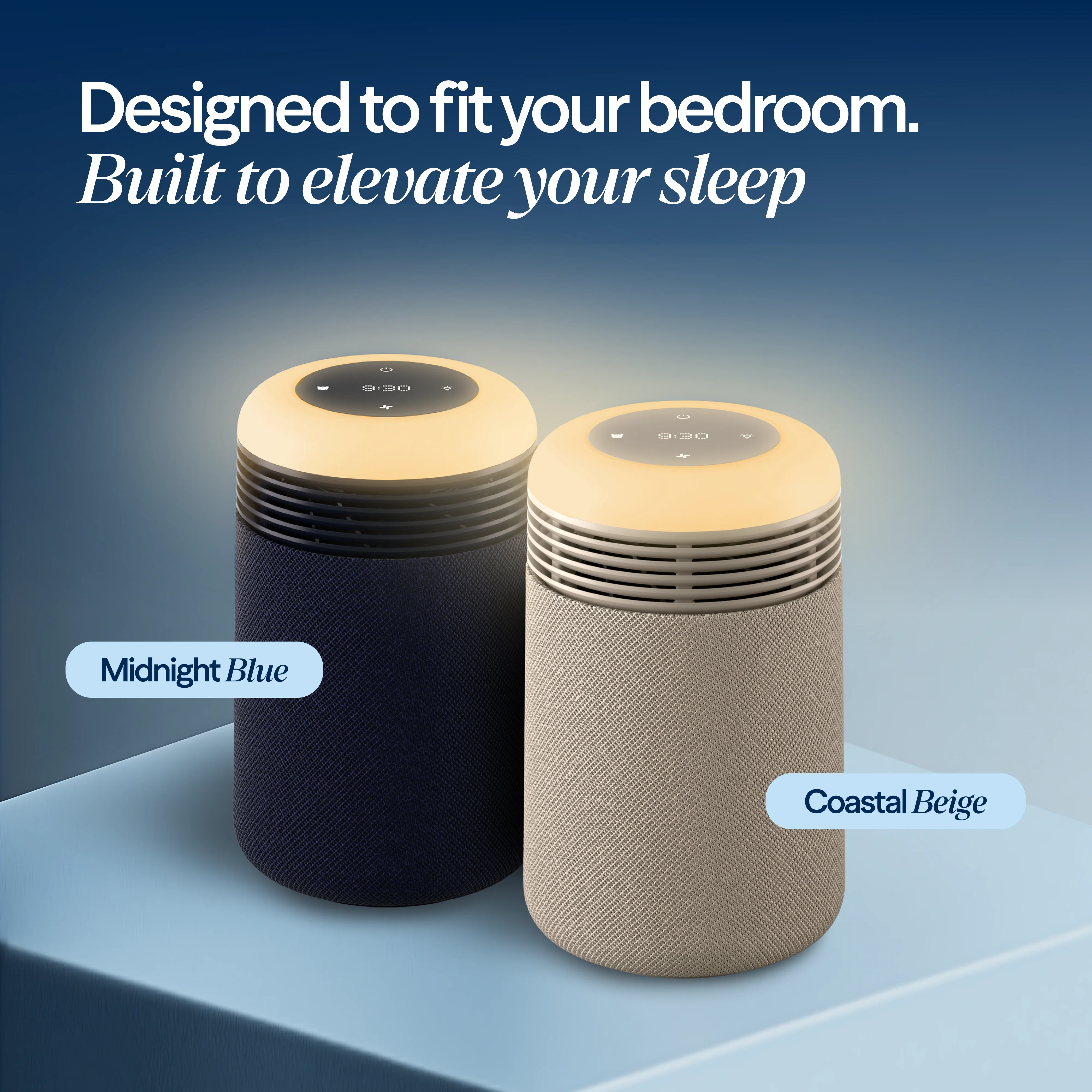 Mini Restful™ Sunrise Clock Air Purifier in Coastal Beige - Image 12